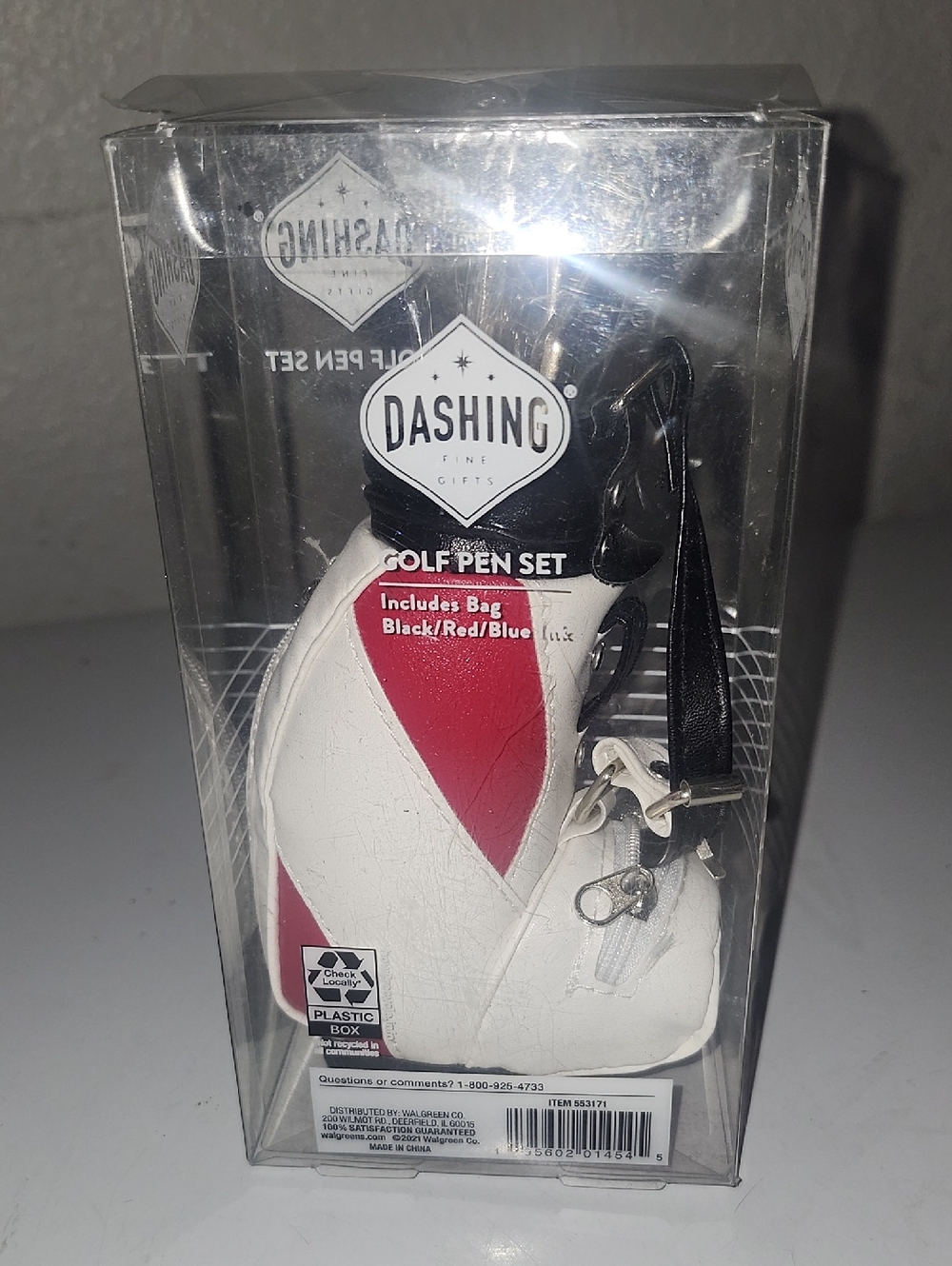Dashing Golf Pen Set in White & Red,Black